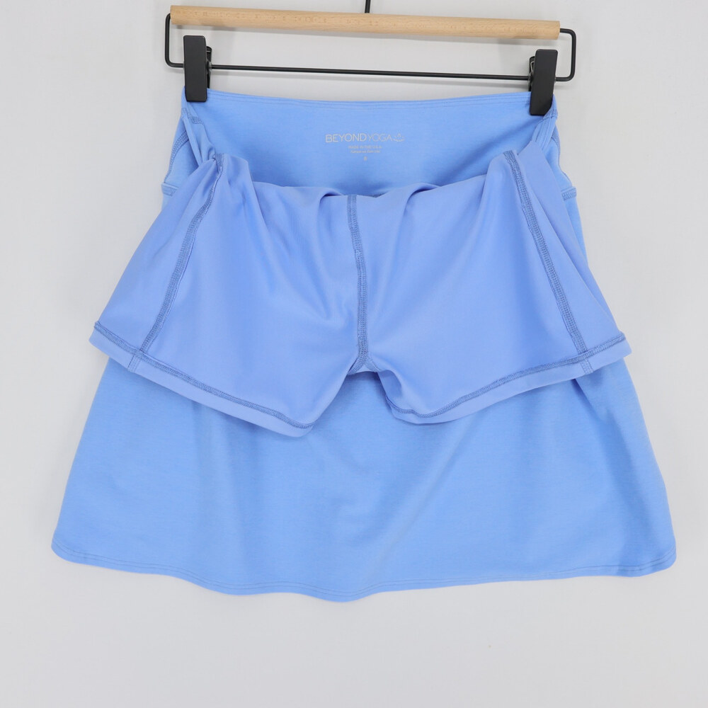 Beyond Yoga Movement Skort Womens S Blue Heather Athletic Tennis - Picture 4 of 7
